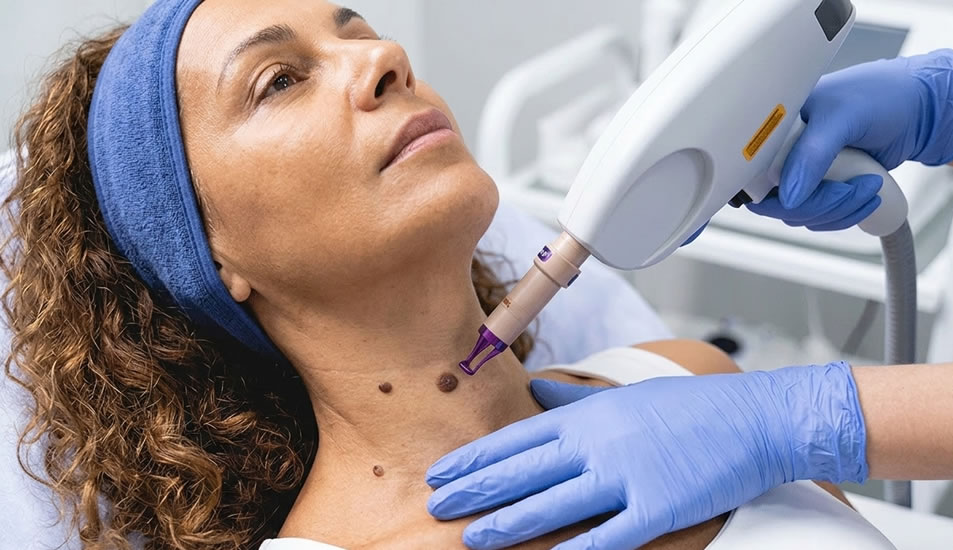 Dermochirurgia con laser al plasma